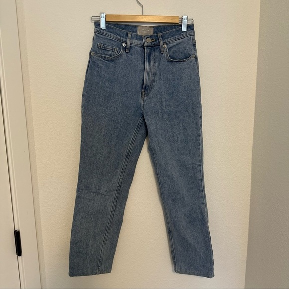 Everlane The Original Cheeky Crop Jeans Straight High Rise Size 25 Women’s - Picture 2 of 13